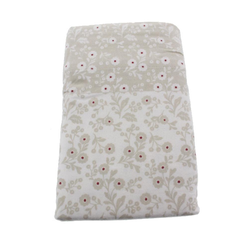 MARTHA STEWART NEW Beige Cotton Flannel Pillowcase Set Bedding Standard