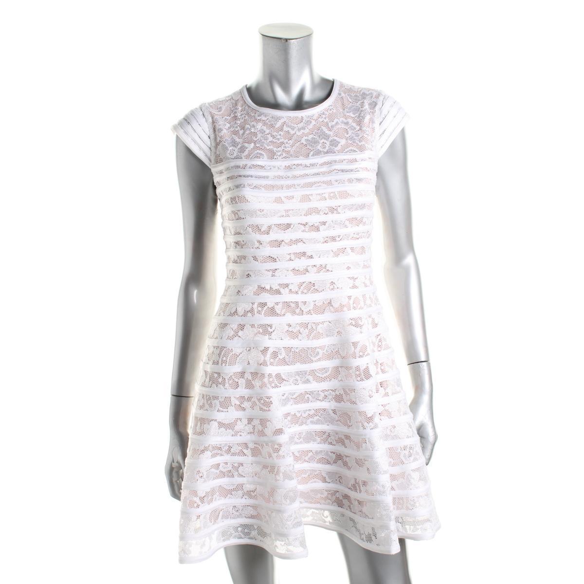 Betsy & Adam 8212 Womens White Metallic L