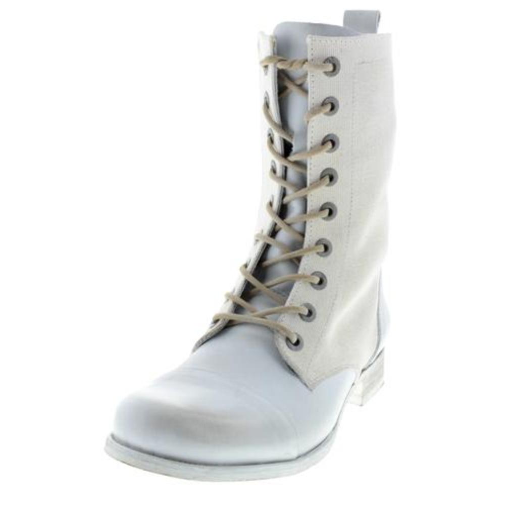 DIESEL Womens The Wild Land Arthik Leather Combat LaceUp Boot Shoes BHFO