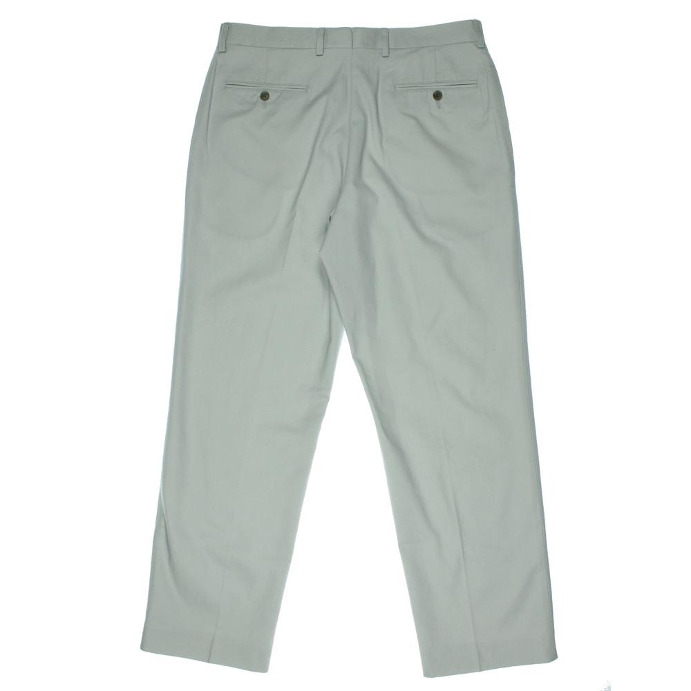9 NEW Mens Gray Twill Khaki Pants Trousers 3