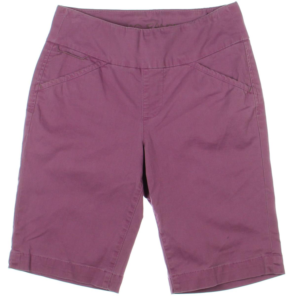 Jag 6682 Womens Ainsley Twill Classic Fit Pull On Bermuda Shorts BHFO