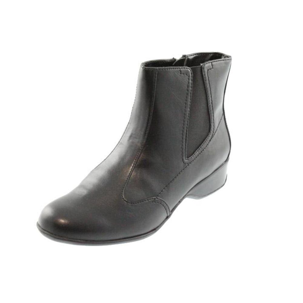 Hush Puppies New Ukase Black Stretch Booties Ankle Boots Shoes 7 BHFO ...