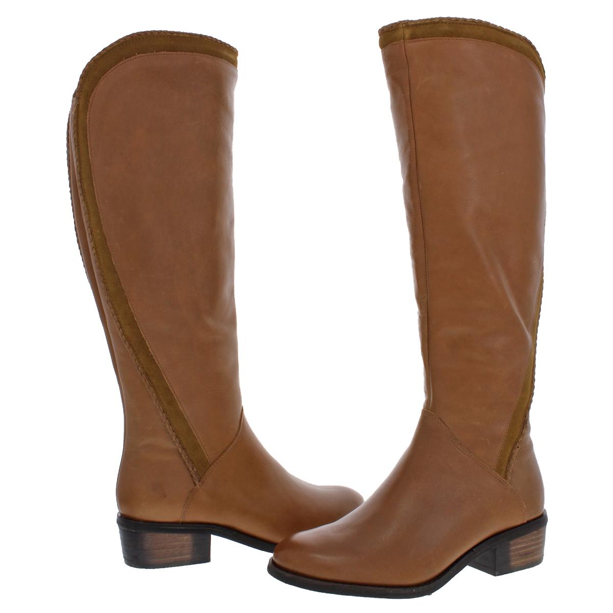Naughty Monkey Womens Everlasting Leather Tall Riding Boots Shoes BHFO 9610