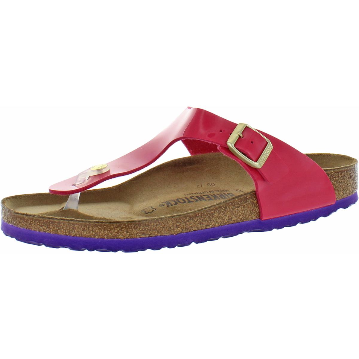 Birkenstock Gizeh Womens Birko-Flor T-Strap Footbed Sandals