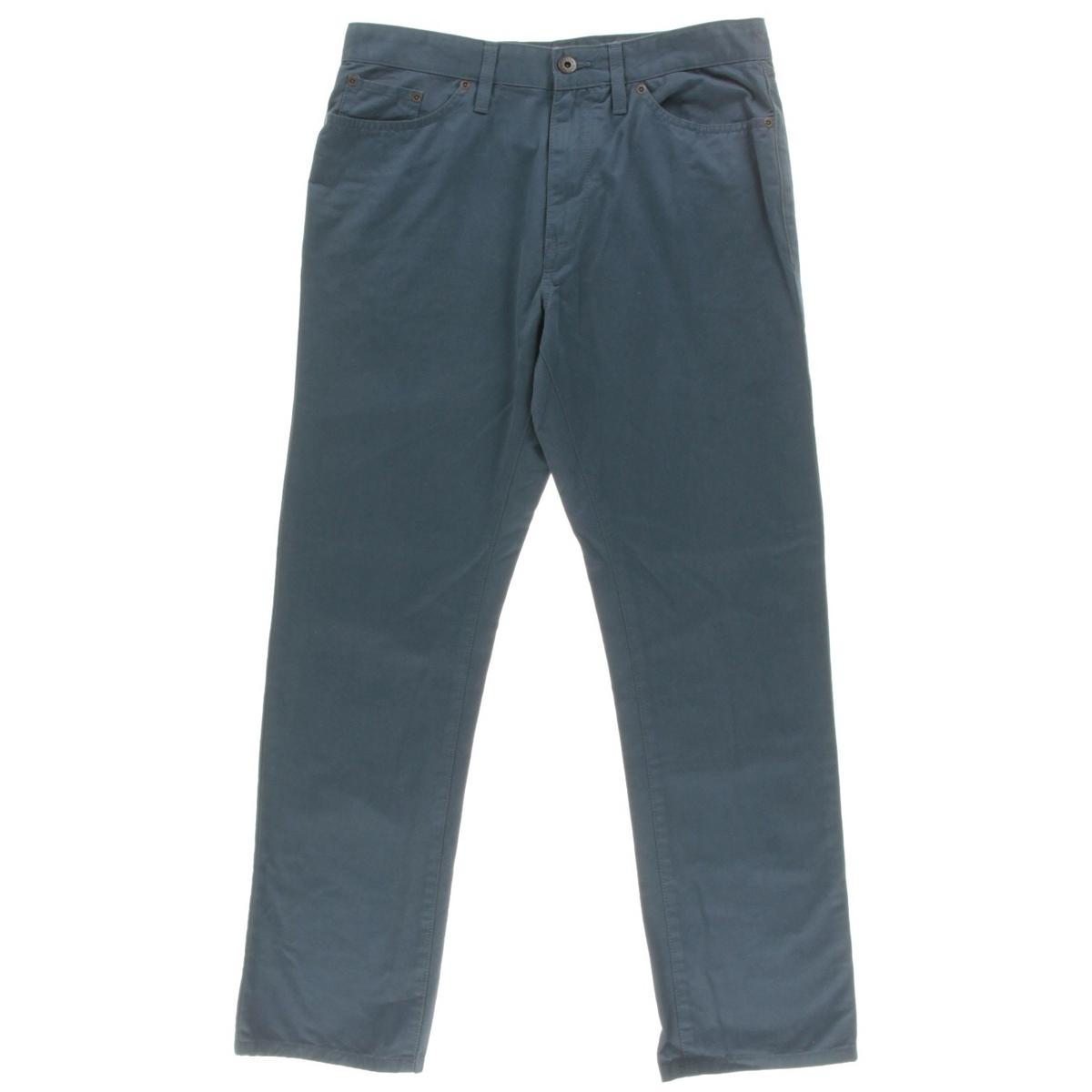 Nautica 0445 Mens Cotton Solid Patch Pockets Pants BHFO eBay