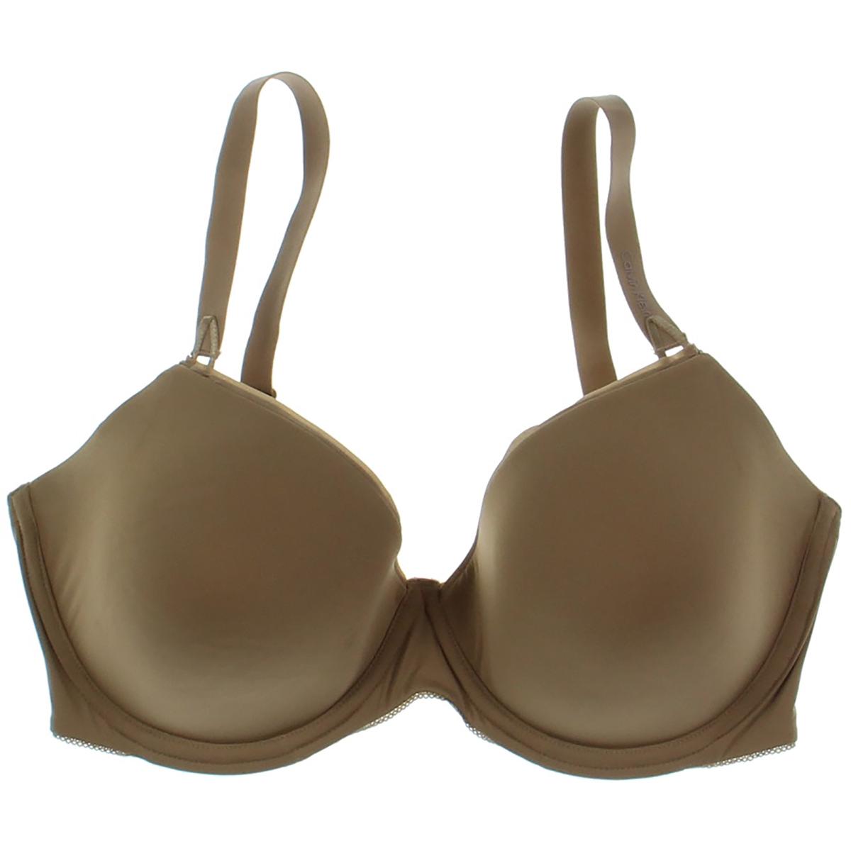 Calvin Klein 4954 Womens Satin Customized Lift Adjustable Underwire Bra