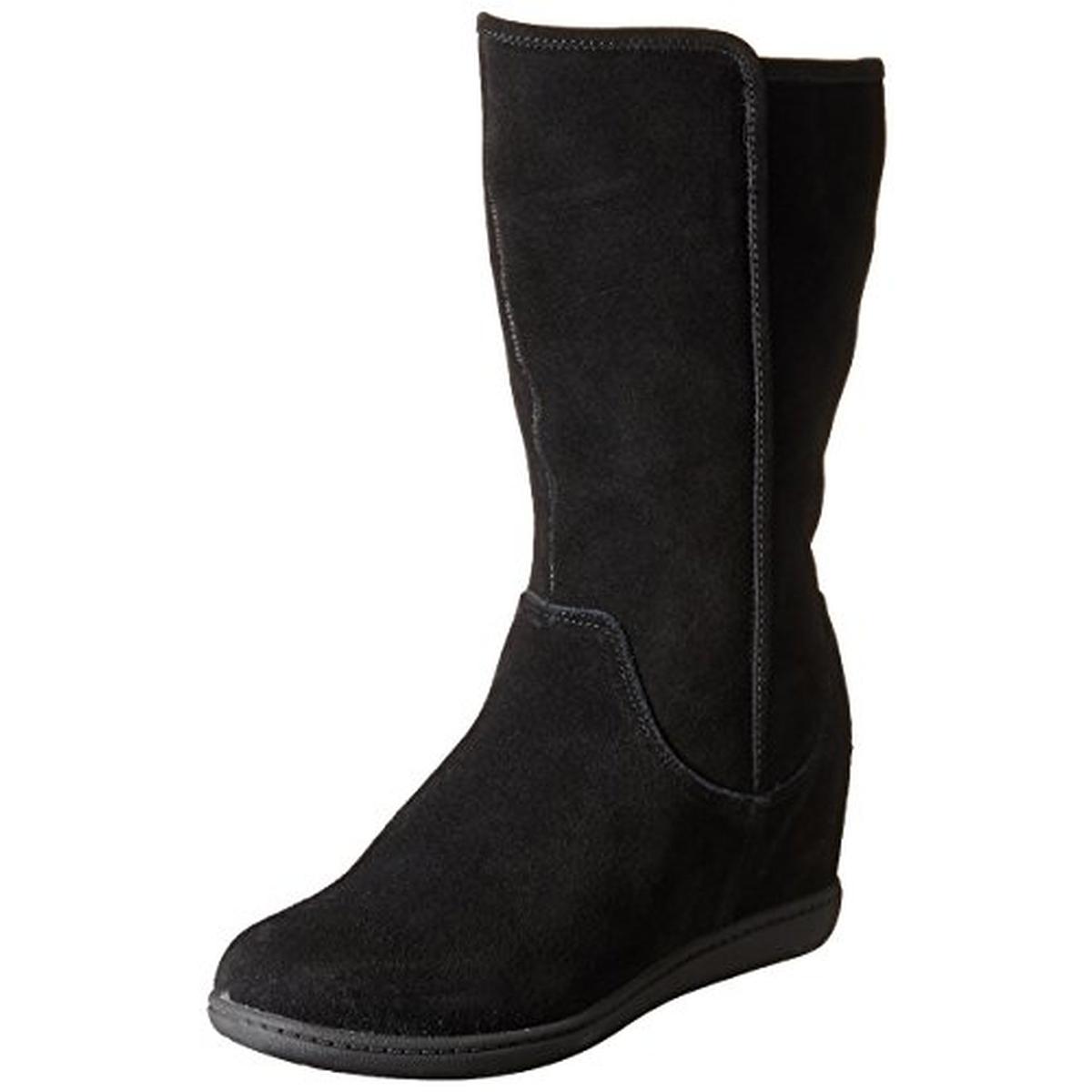 skechers genuine suede leather boots