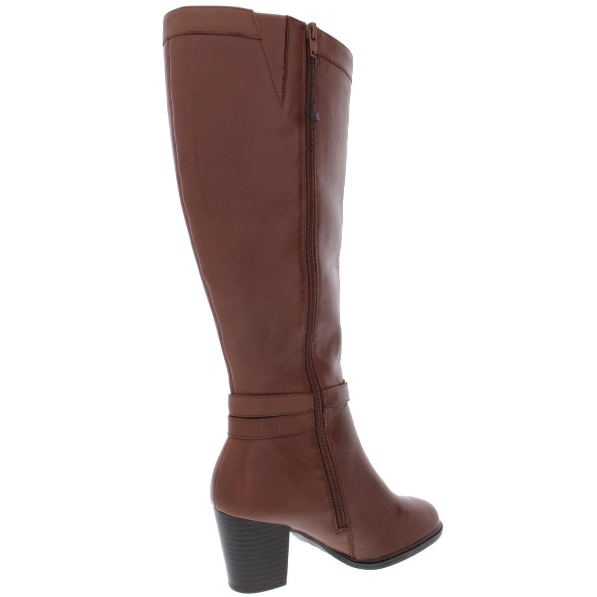Giani Bernini Womens ROZARIO Wide Calf Leather Dress Boots Shoes BHFO 9256
