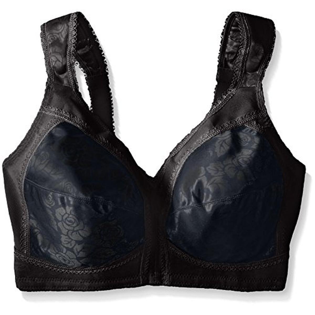 Playtex 3486 Womens Satin Printed Full Coverage Wireless Bra BHFO eBay