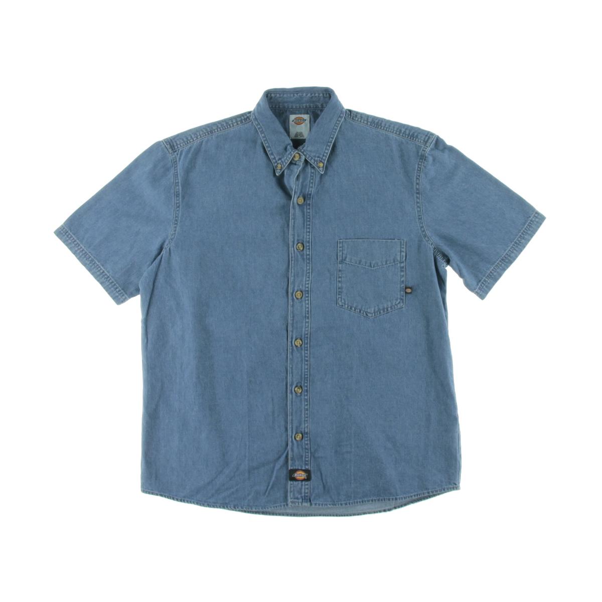 men's denim button down shirts