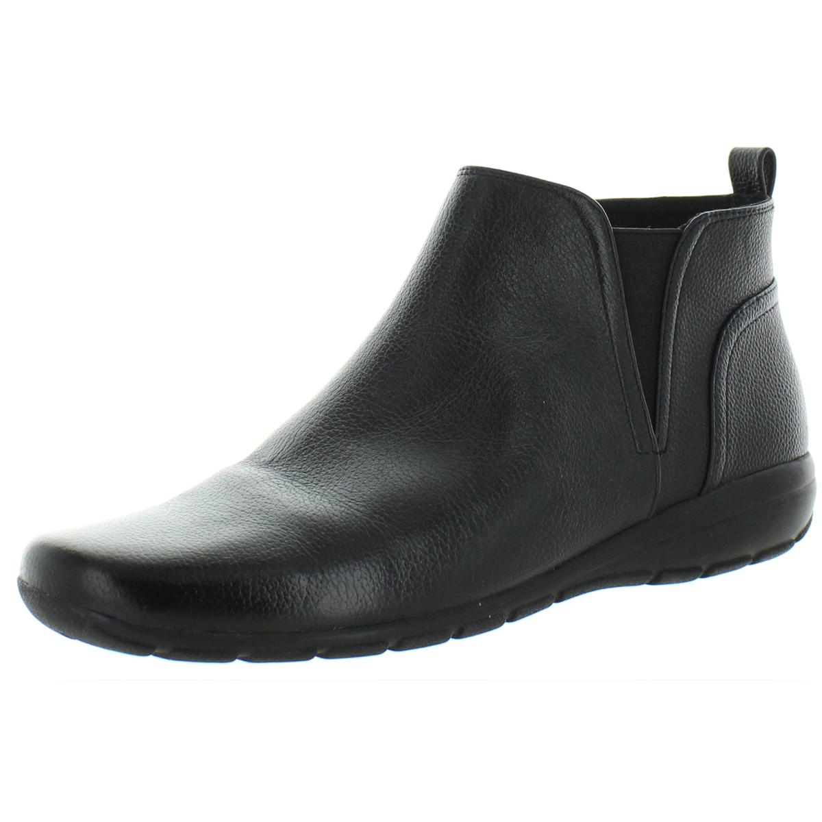 Easy Spirit Aerial Womens Leather Low Heel Ankle Boots