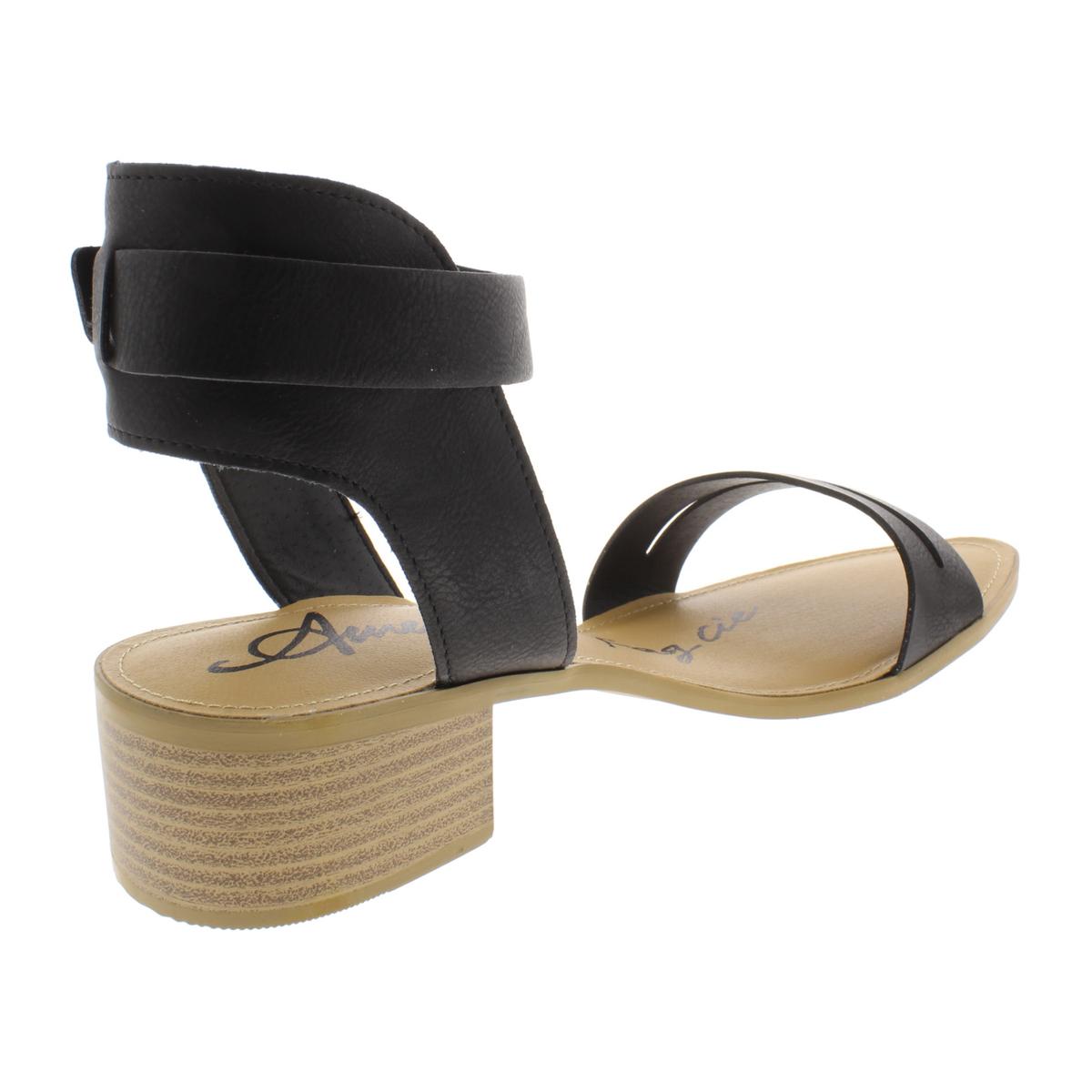 American Rag Womens Alecta Faux Leather Stacked Party Heels Shoes BHFO 7080
