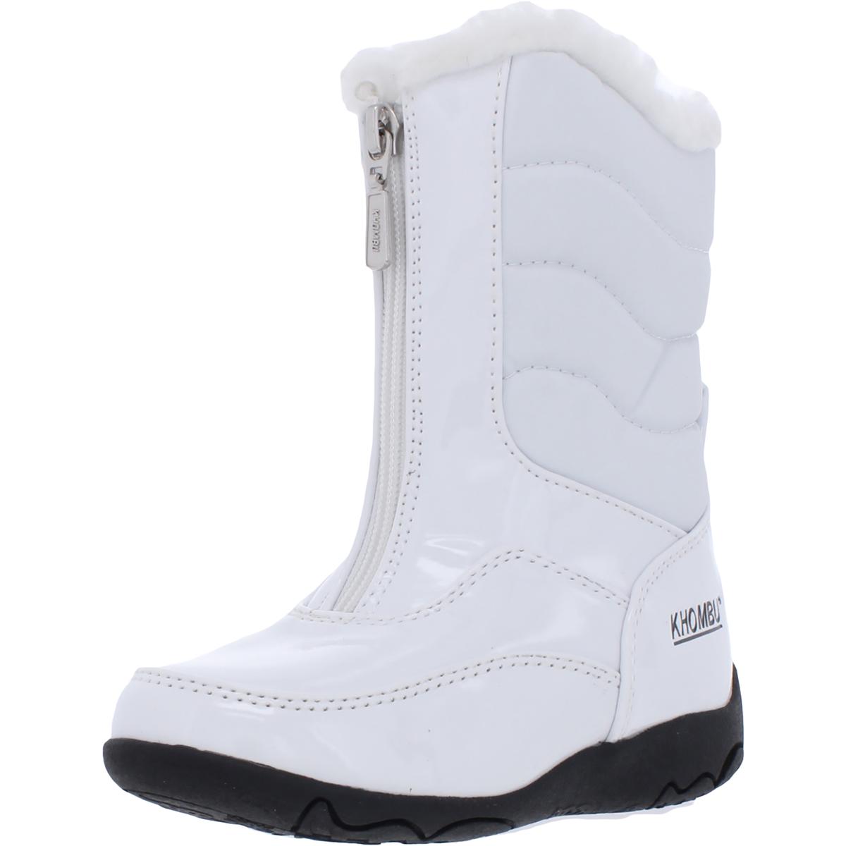 khombu patent leather boots