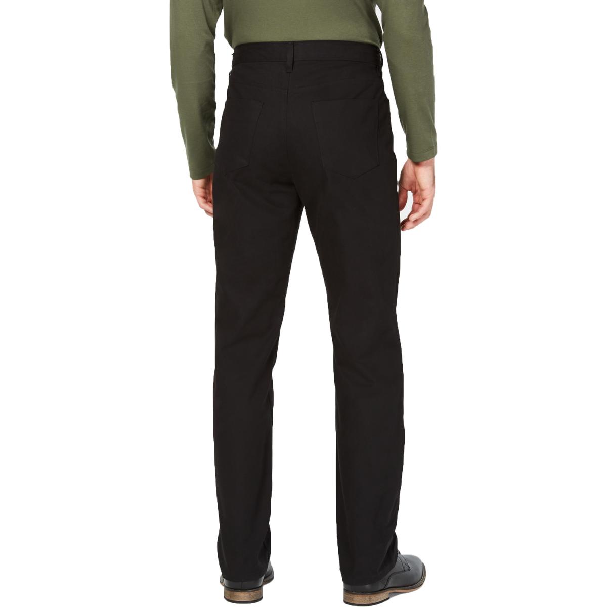 Alfani Mens Cotton Regular Fit High Rise Casual Pants BHFO 2464