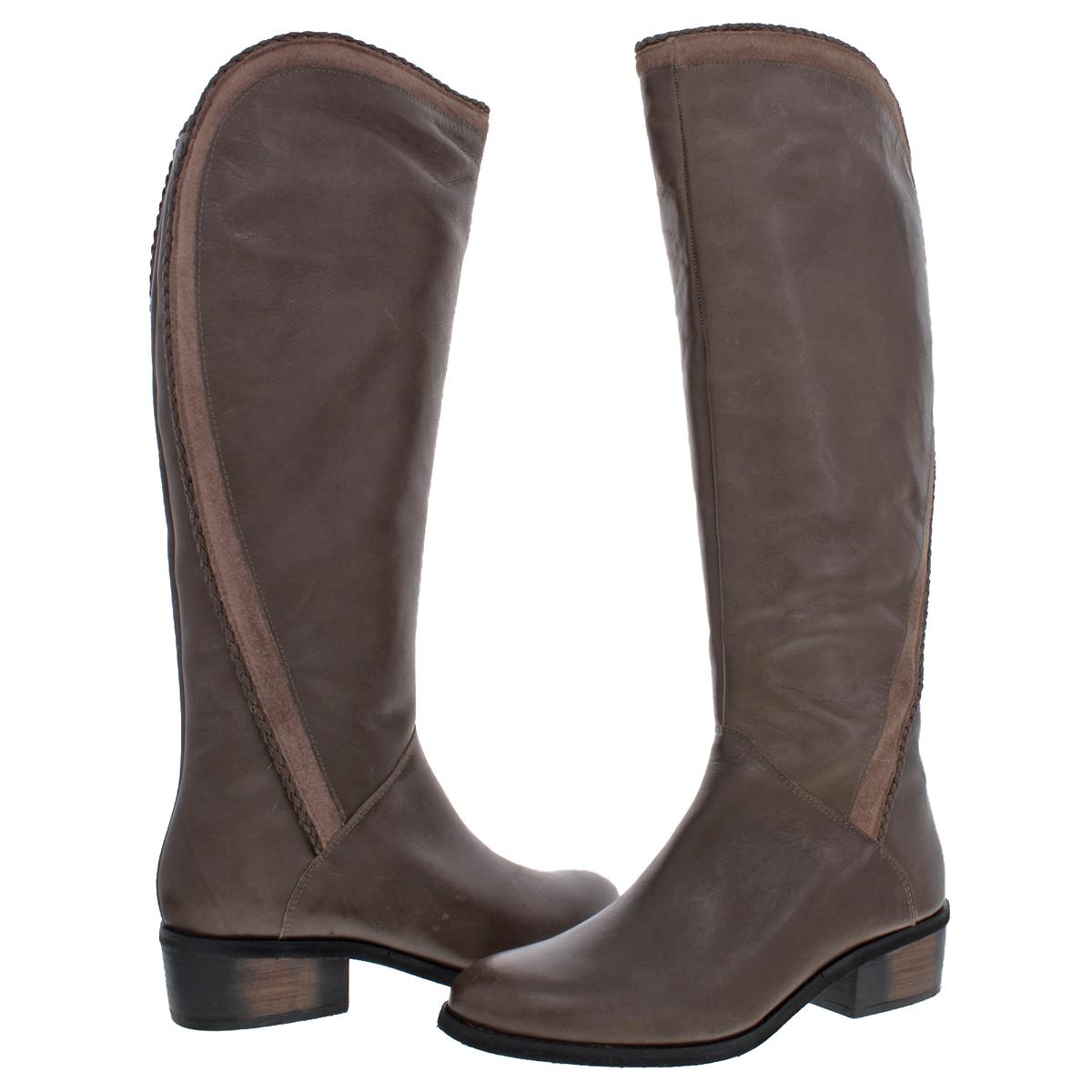 Naughty Monkey Womens Everlasting Leather Tall Riding Boots Shoes BHFO 9610