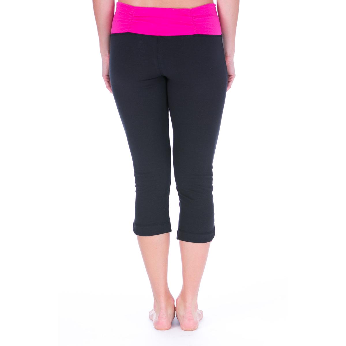 pants of u l yoga Womens U.S. 3364 Capri Assn. Polo Ruched Yoga Pants