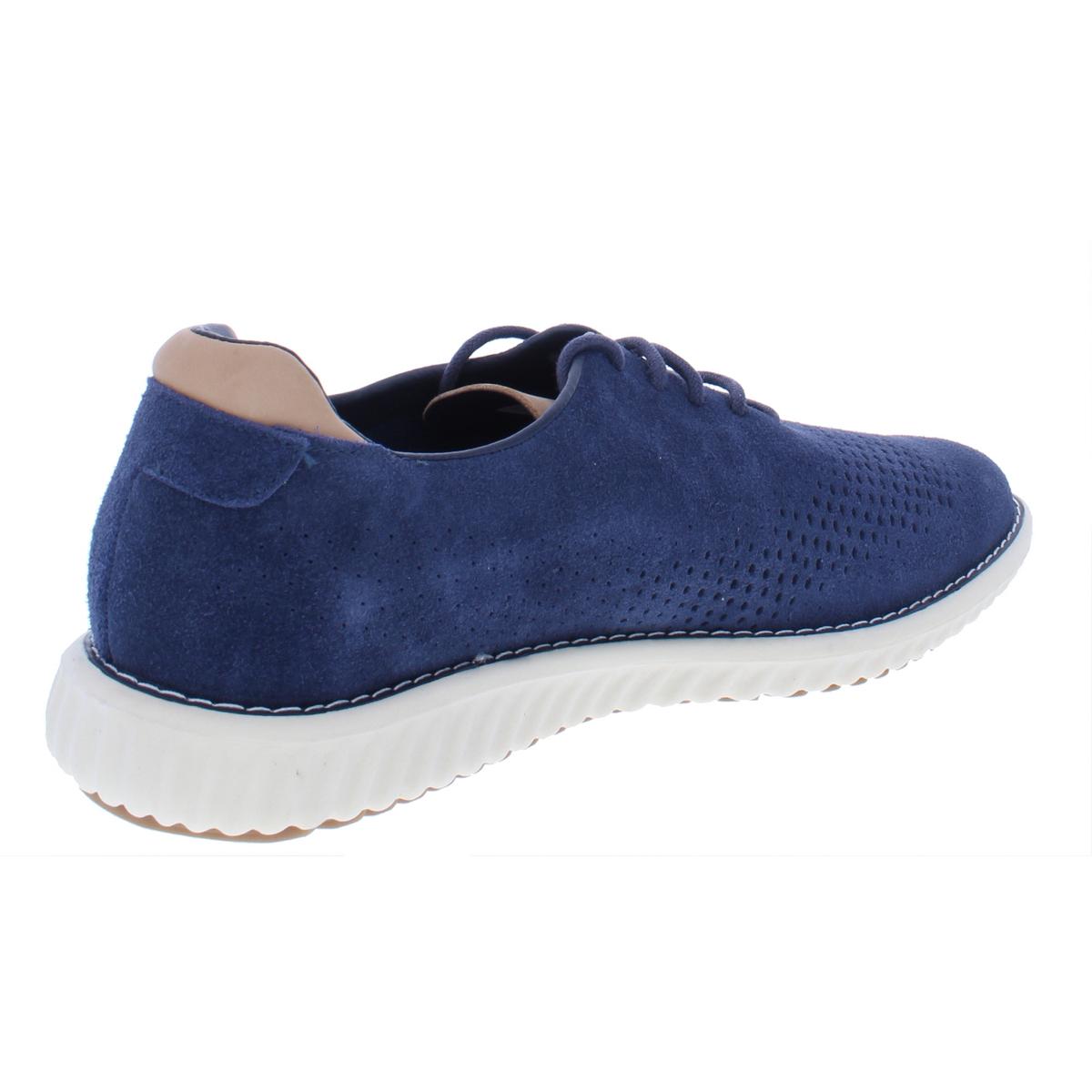 Steve Madden Mens Vaelen Suede Perforated Lace-Up Oxfords Sneakers BHFO 9910