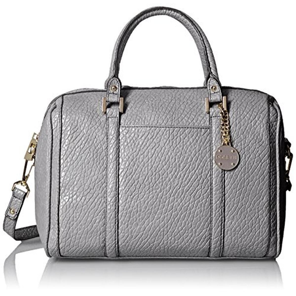 Rosetti 6439 Womens Ellie Faux Leather Convertible Satchel Handbag