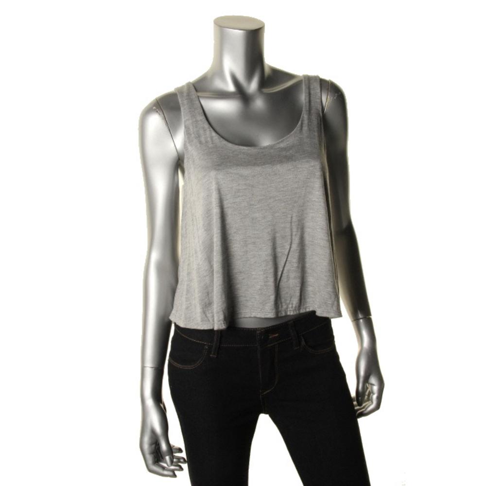 cropped sleeveless shirt