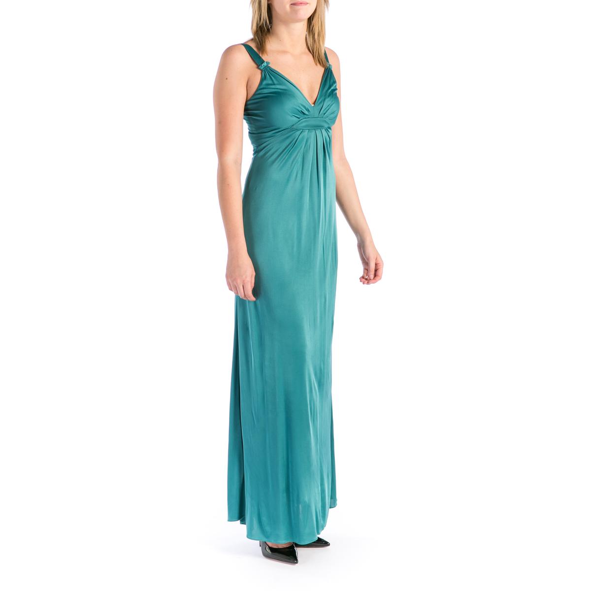 Elie Tahari 0241 Womens Liz Long Pleated Prom FullLength Maxi Dress