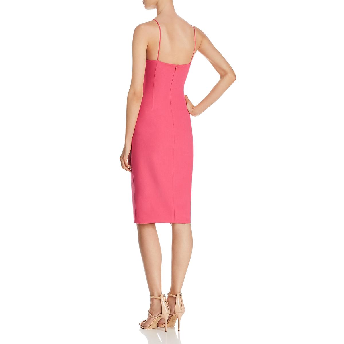 Black Halo Womens Bowery Ruched Cocktail Party Sheath Dress BHFO 7460