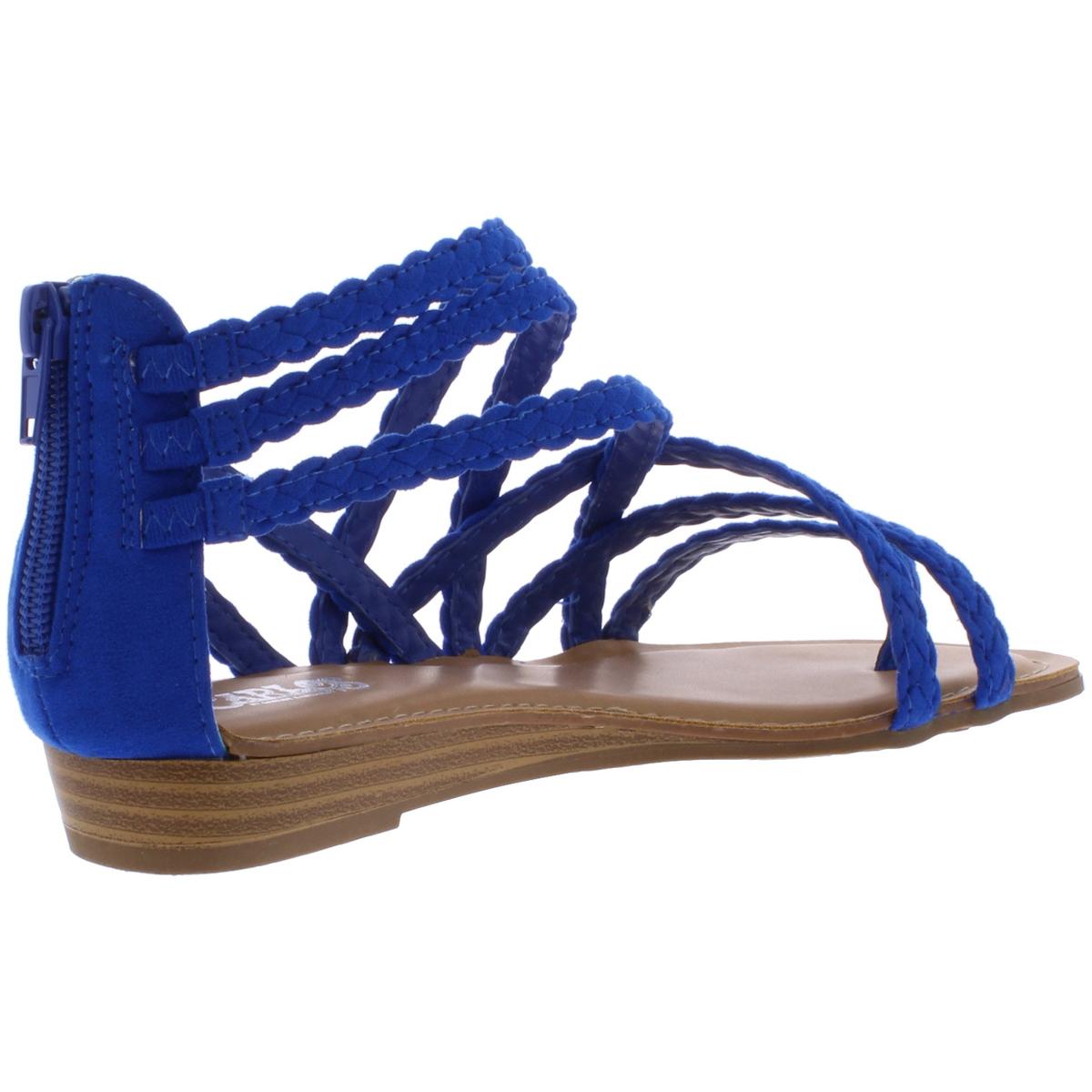 Carlos by Carlos Santana Womens Amara 2 Braided Flat Sandals Shoes BHFO 6426
