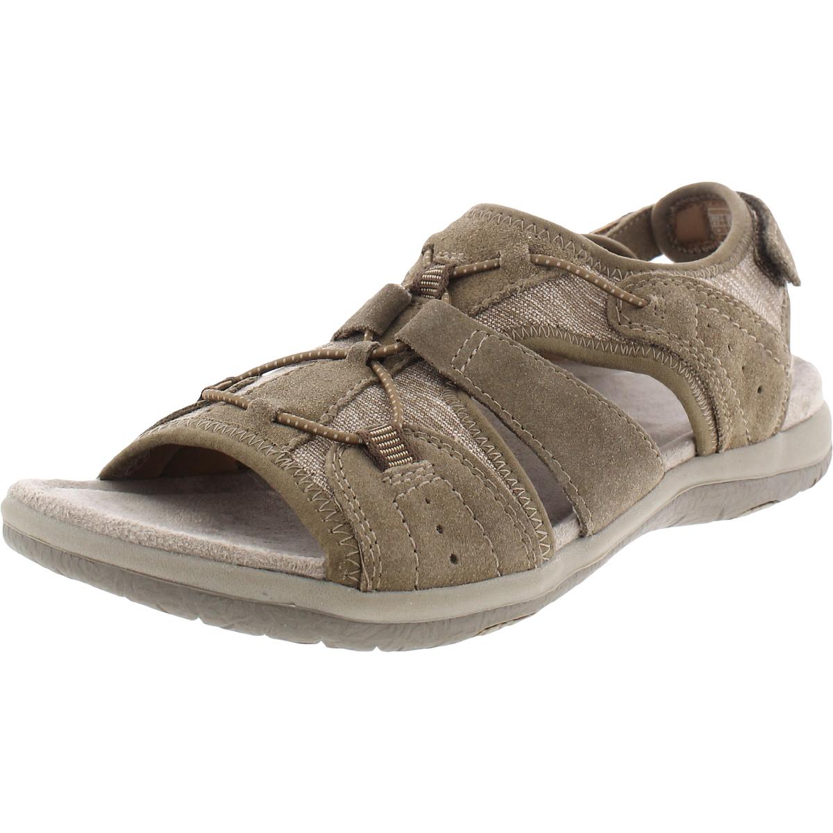 Earth Origins Savoy Siena Womens Suede Slingback Sport Sandals