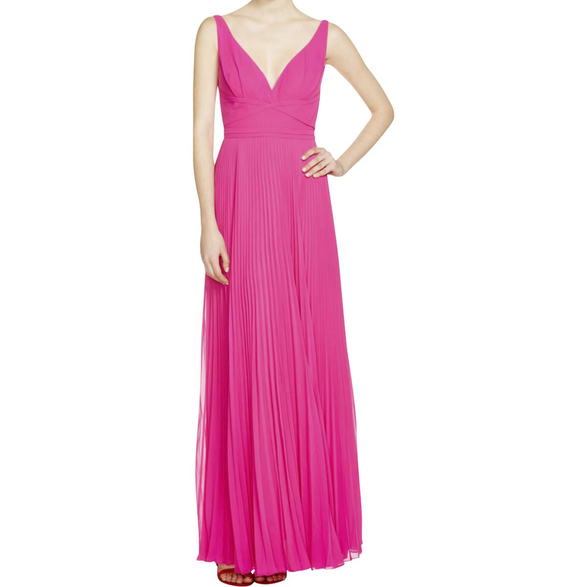 laundry by shelli segal foil pleated gown