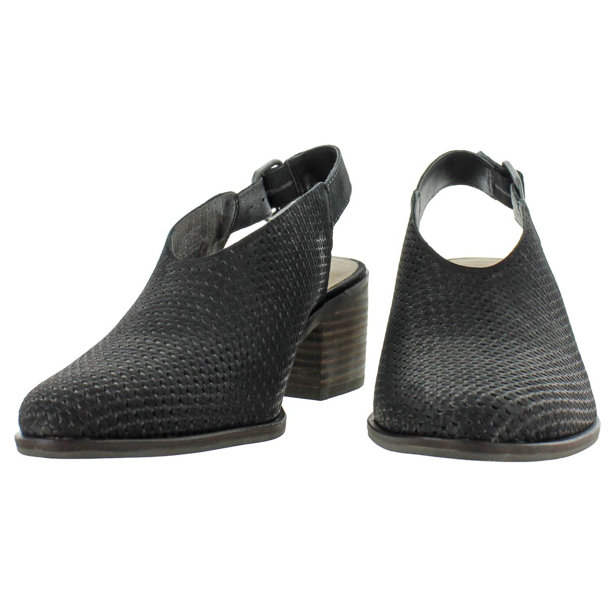 Lucky Brand Women/'s Lideton Nubuck Slingback Block Heeled Sandal