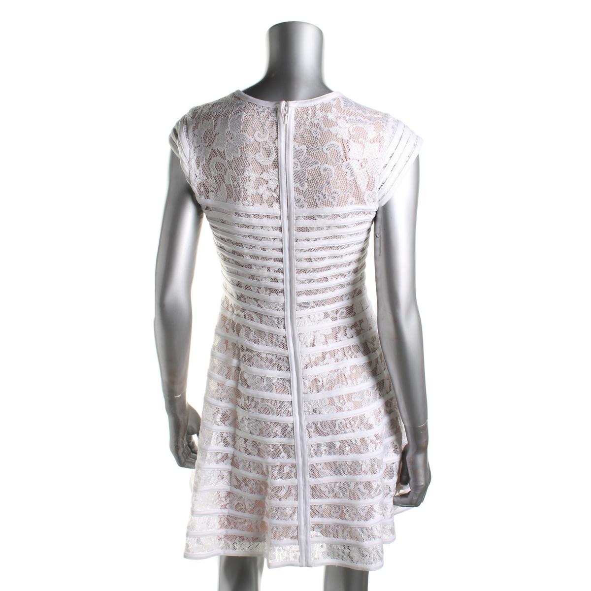 Betsy & Adam 8212 Womens White Metallic L