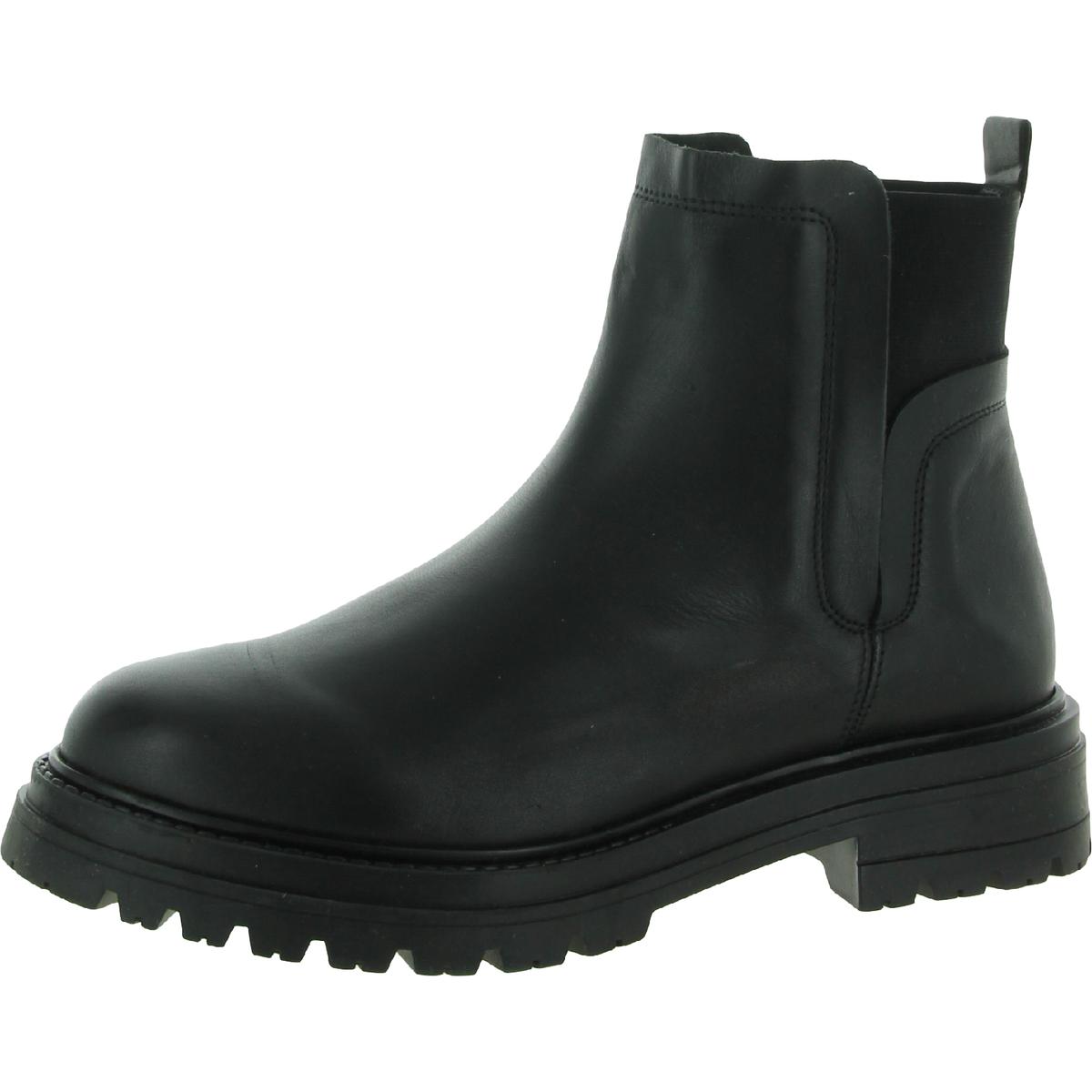 moira black leather boots