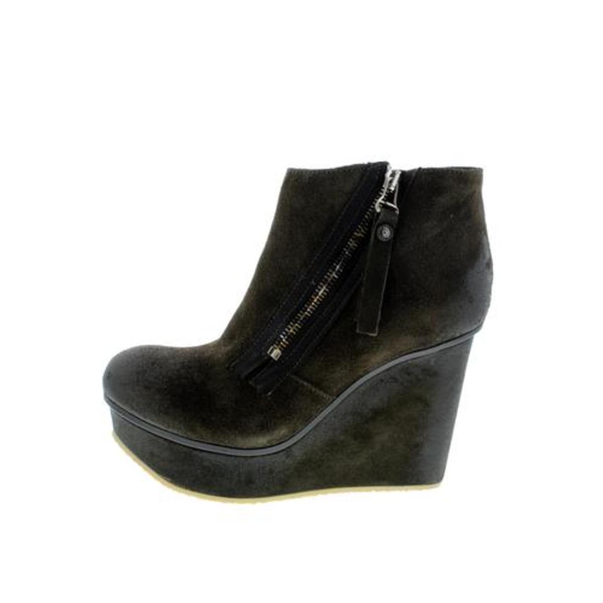 Diesel 8989 Womens The Zipper Blairey Suede Platform Ankle Boots Shoes BHFO