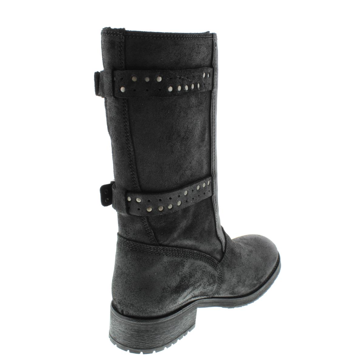 suede moto boots