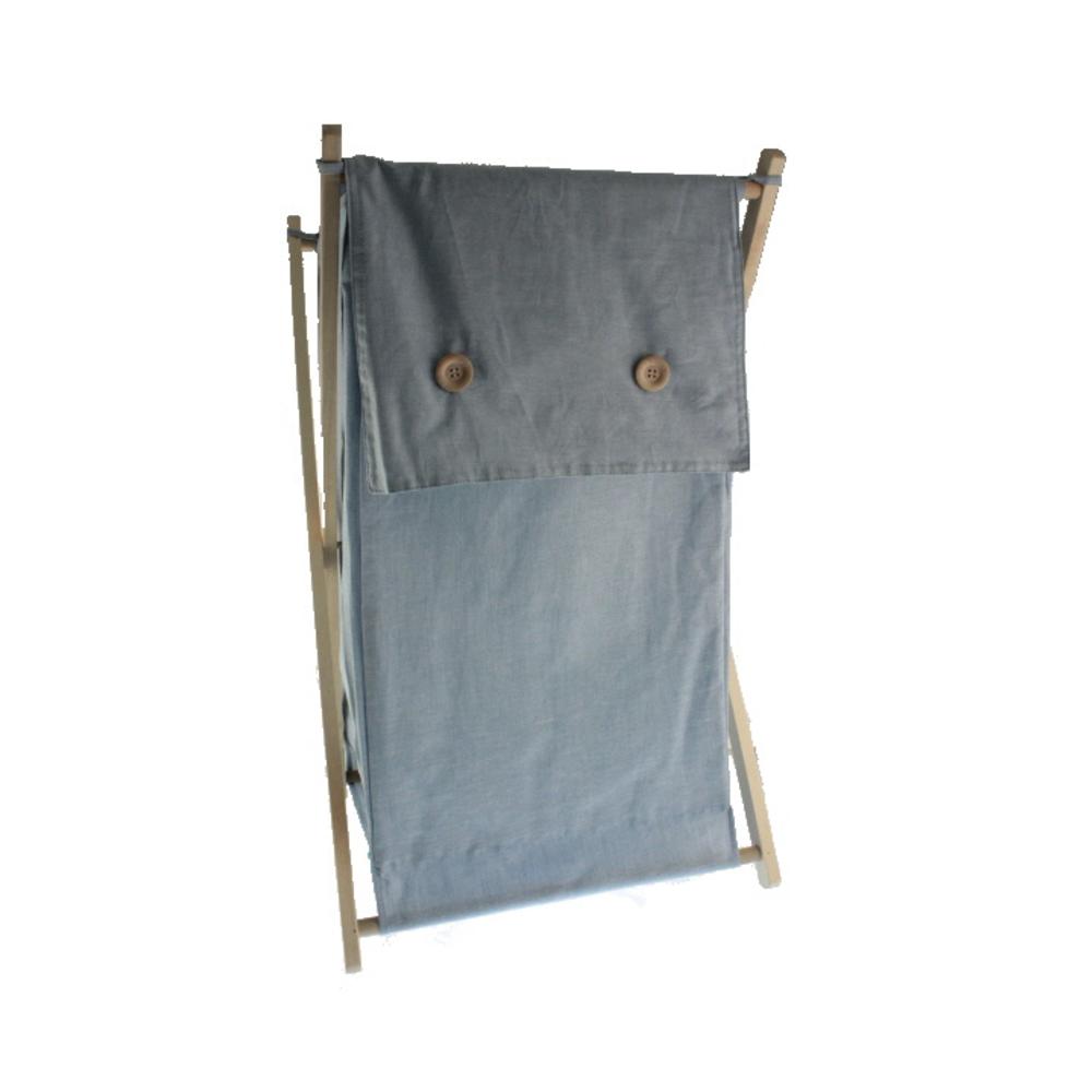 Babies R US New Blue Collapsible Baby Boy Laundry Nursery Hamper BHFO