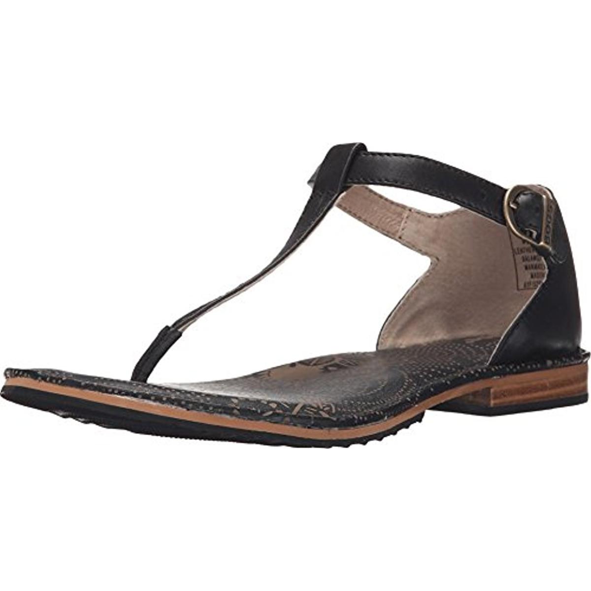 Bogs 3956 Womens Memphis Leather T-Strap Thong Sandals Shoes BHFO | eBay