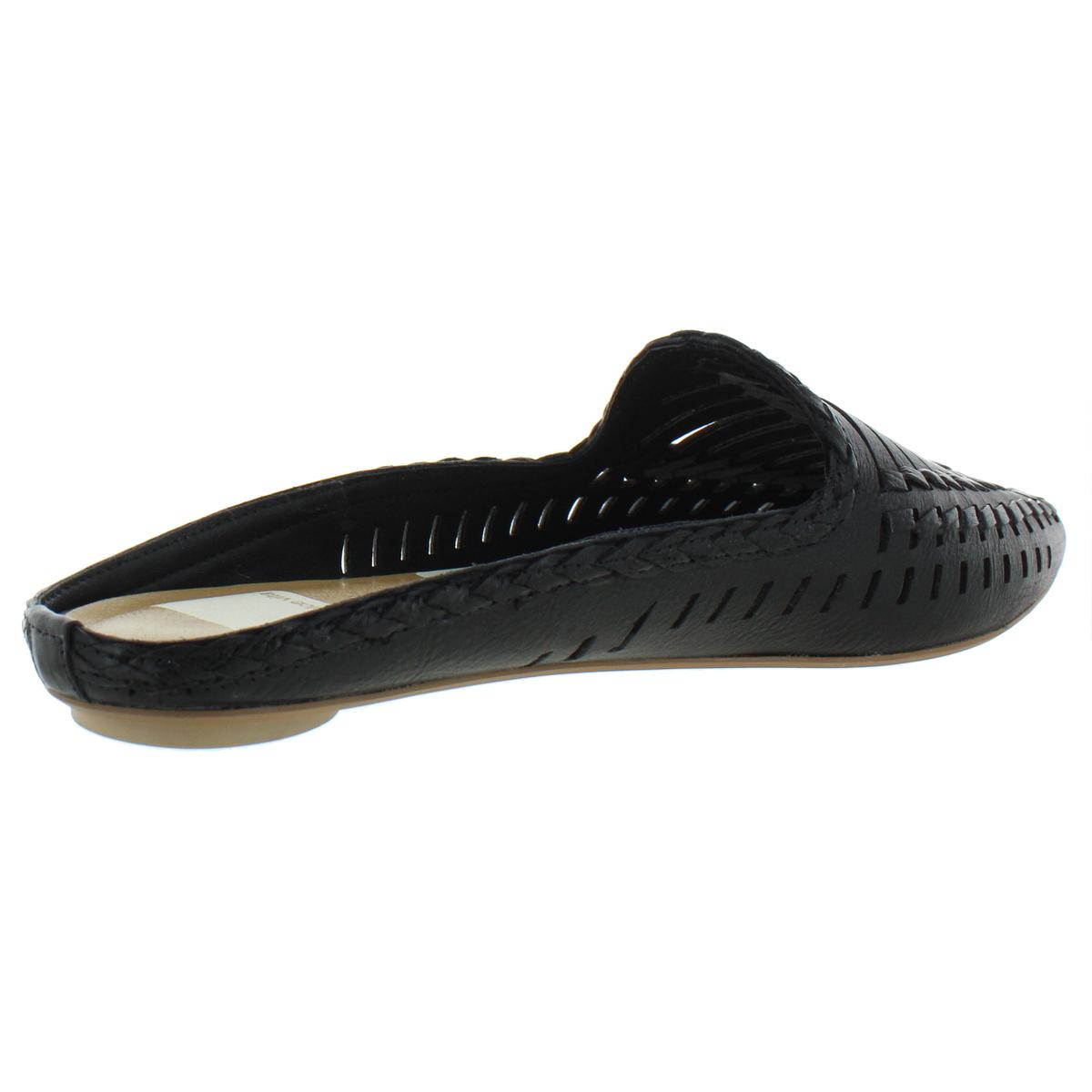 Dolce Vita Womens Ginny Leather Woven Casual Mules Shoes BHFO 6410
