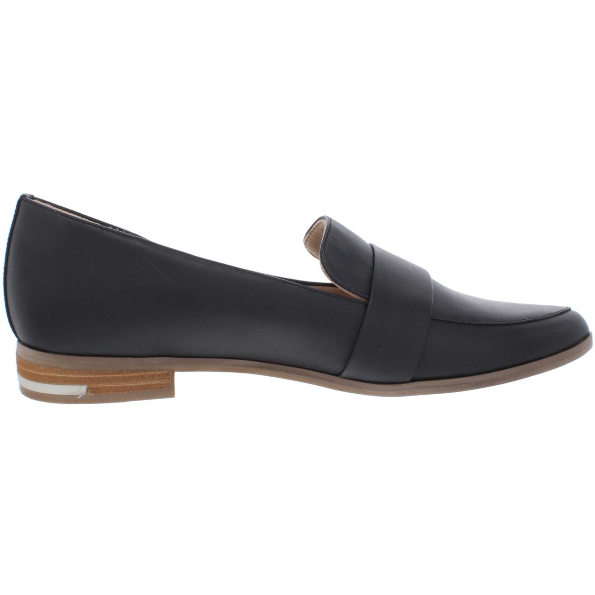 Dr. Scholl's Womens Faxon Leather Slip On Heeled Loafers Shoes BHFO ...