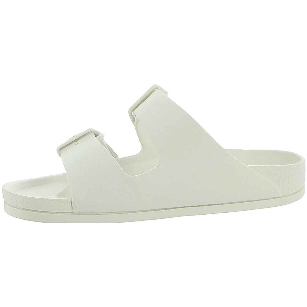Mia Womens Jasmin White Slip On Slide Sandals Shoes 8 Medium (B,M) BHFO ...