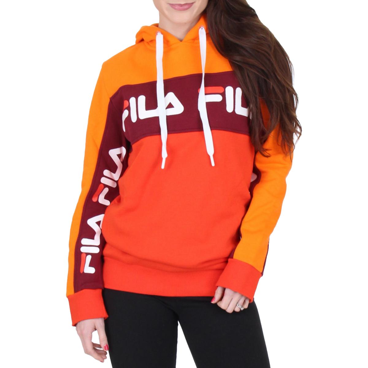 fila hoodie orange