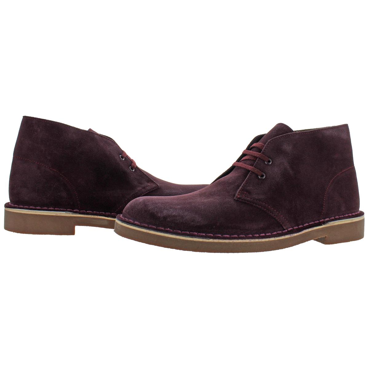 Clarks Mens Bushacre 2 Purple Suede Chukka Boots Shoes 11 Clarks Mens Bushacre 2 Purple Suede Chukka Boots Shoes 11