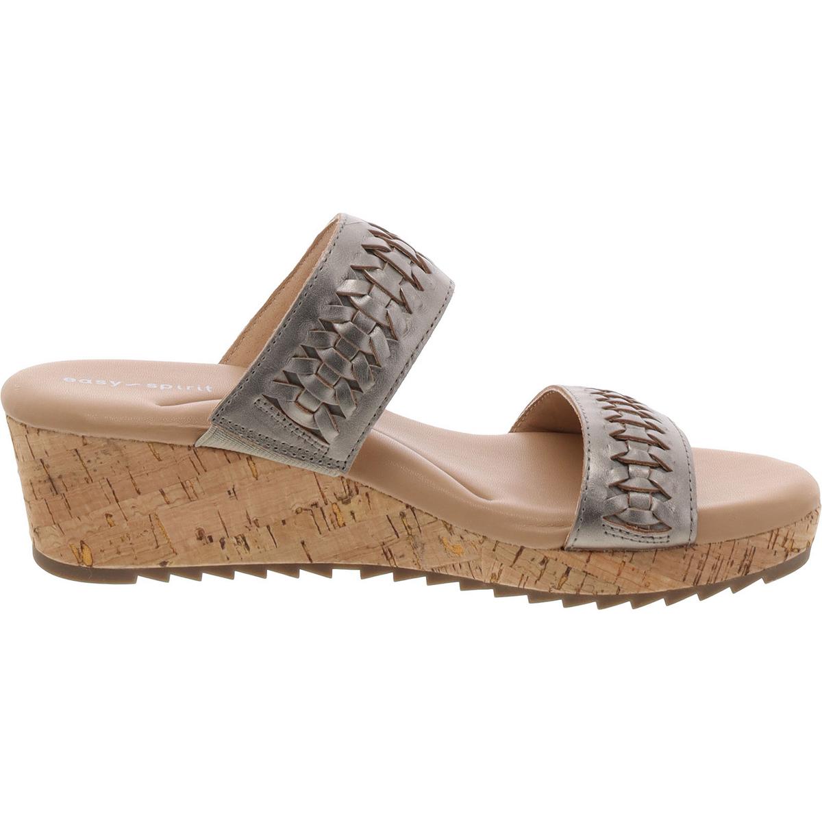 Easy Spirit Womens Lillia Cork Open Toe Casual Slide Sandals Shoes BHFO 1018 - Picture 8 of 9