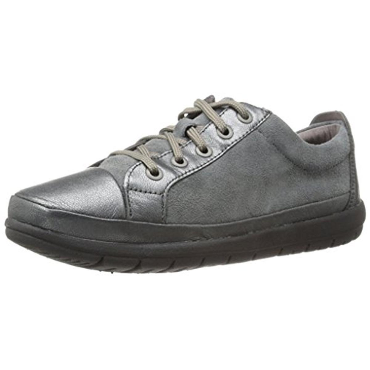 Easy Spirit 8248 Womens Canisa Gray Suede Oxfords Shoes 6 Medium (B,M ...