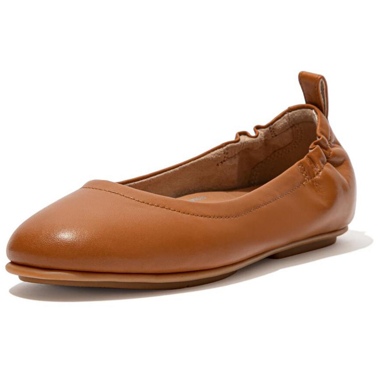 Женские балетки-слипоны FitFlop из кожи Allegro Slim Fit