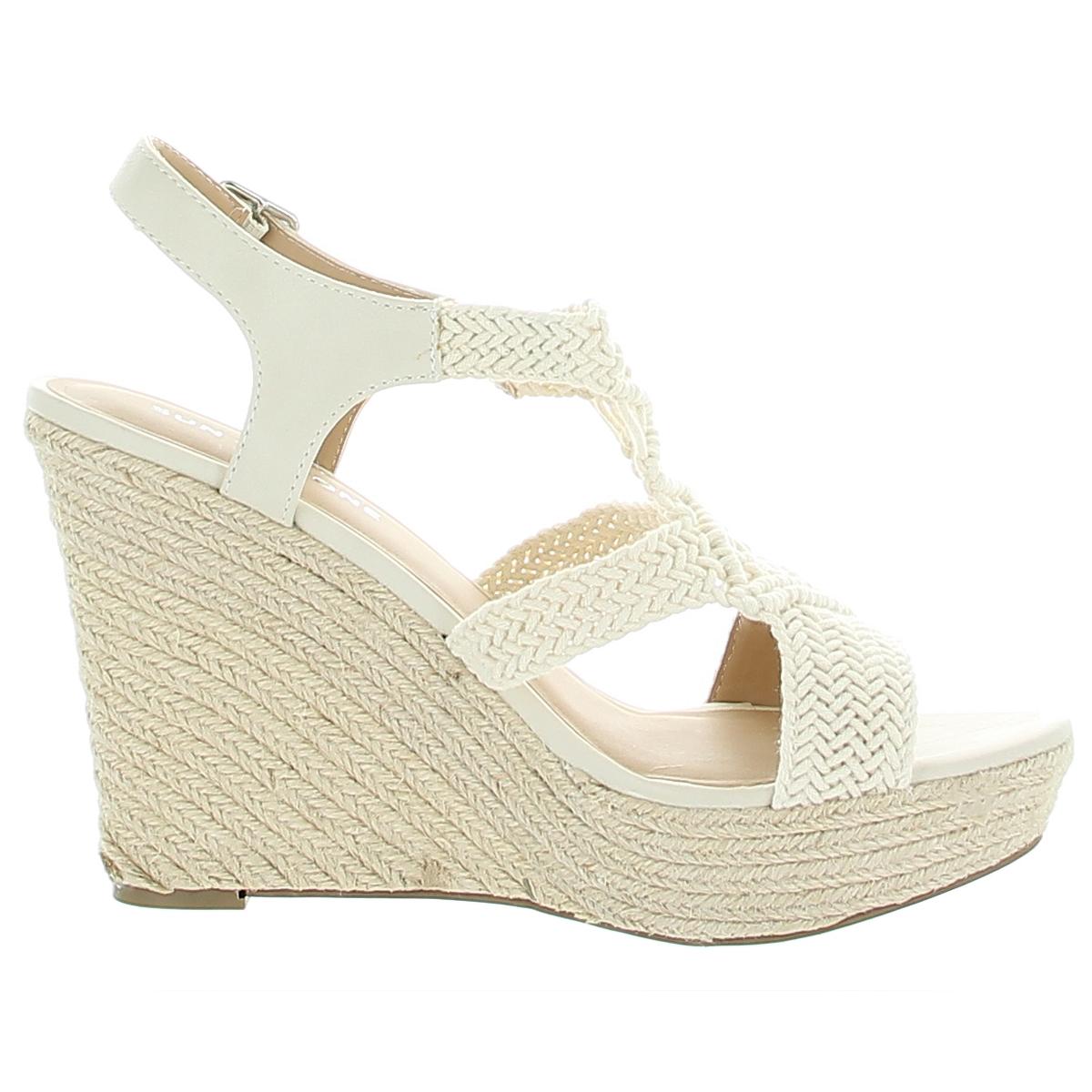 Sun + Stone Womens Esme Ankle Strap Heels Wedge Sandals Shoes BHFO 7320 | eBay