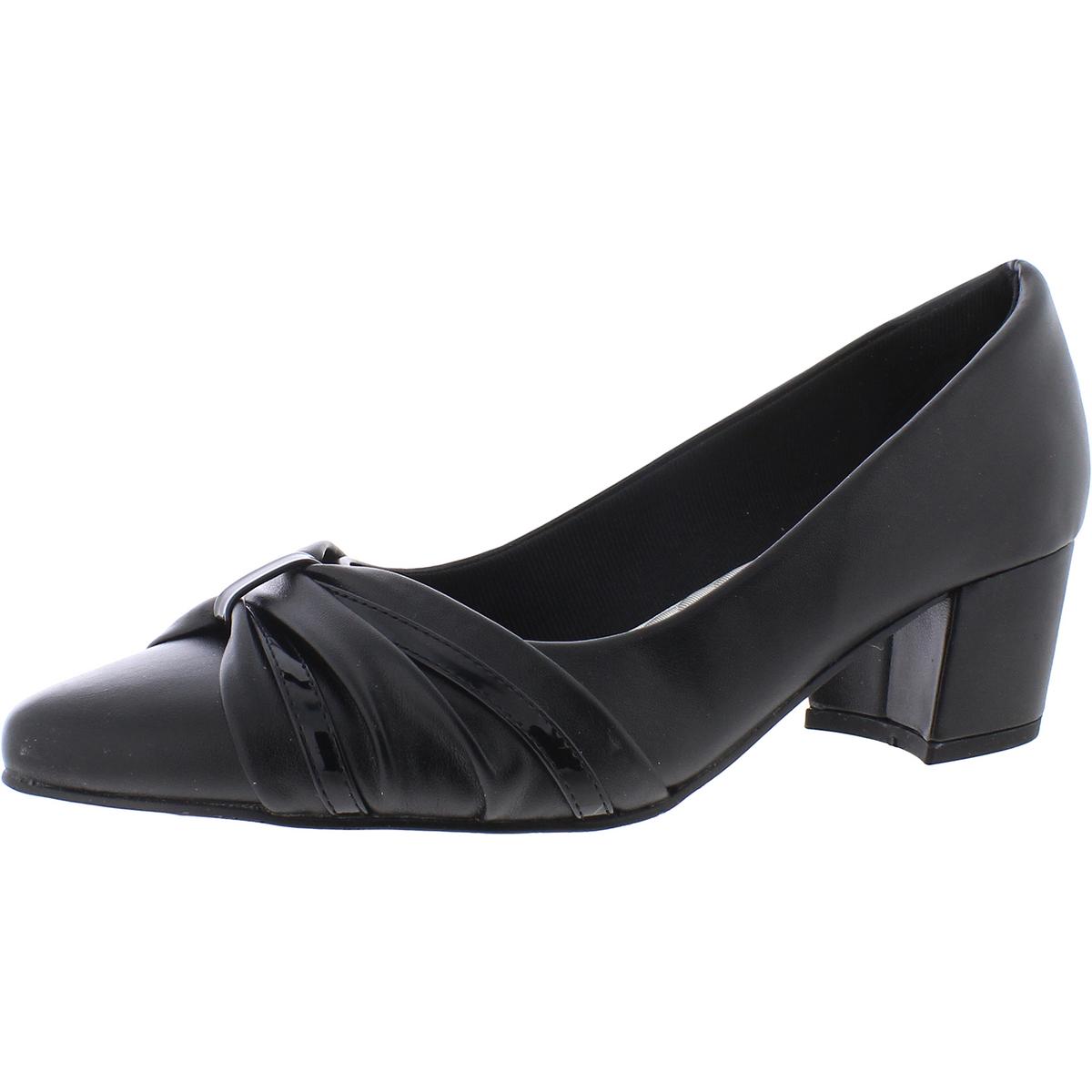 Easy Street Womens Millie Faux Leather Slip-On Comfort Pumps Shoes BHFO 5020 - Picture 4 of 6