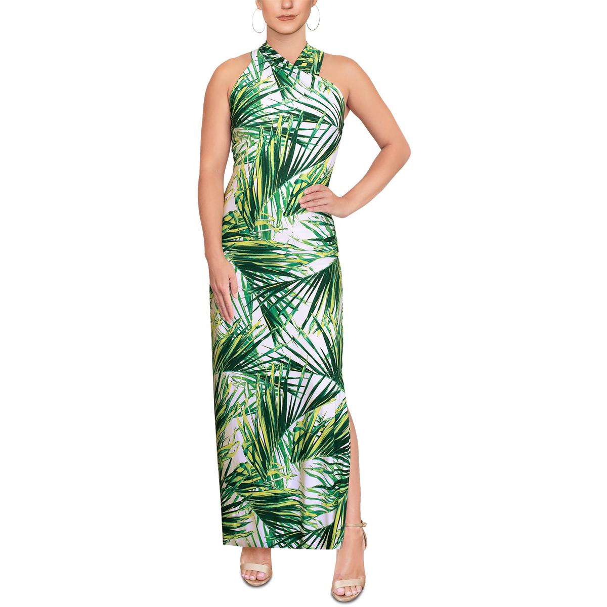 Rachel Rachel Roy Womens Pleated Long Halter Maxi Dress BHFO 0120