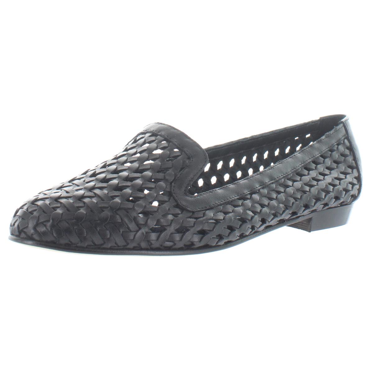 Sesto Meucci Womens Nefen Leather Woven Slip On Smoking Loafers Shoes BHFO 1463 | eBay