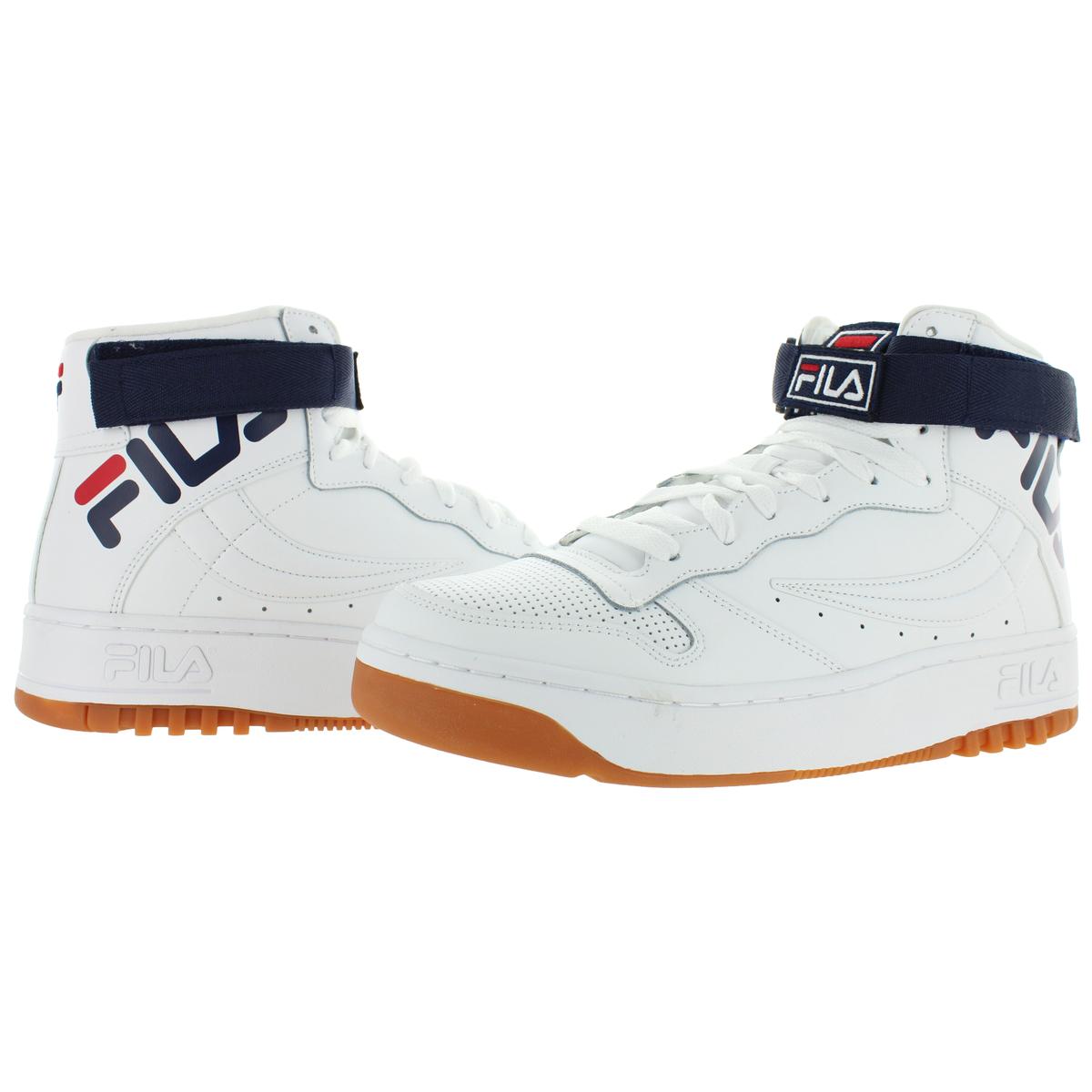 Fila Mens FX-100 Big Logo White High Top Sneakers Shoes 7 Medium (D) BHFO 8274 | eBay
