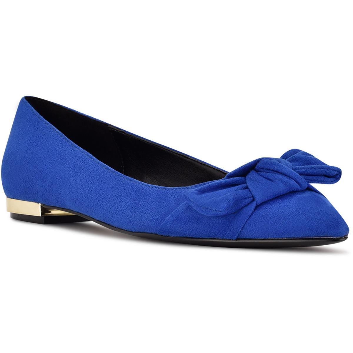 Faux suede pointed toe hot sale flats