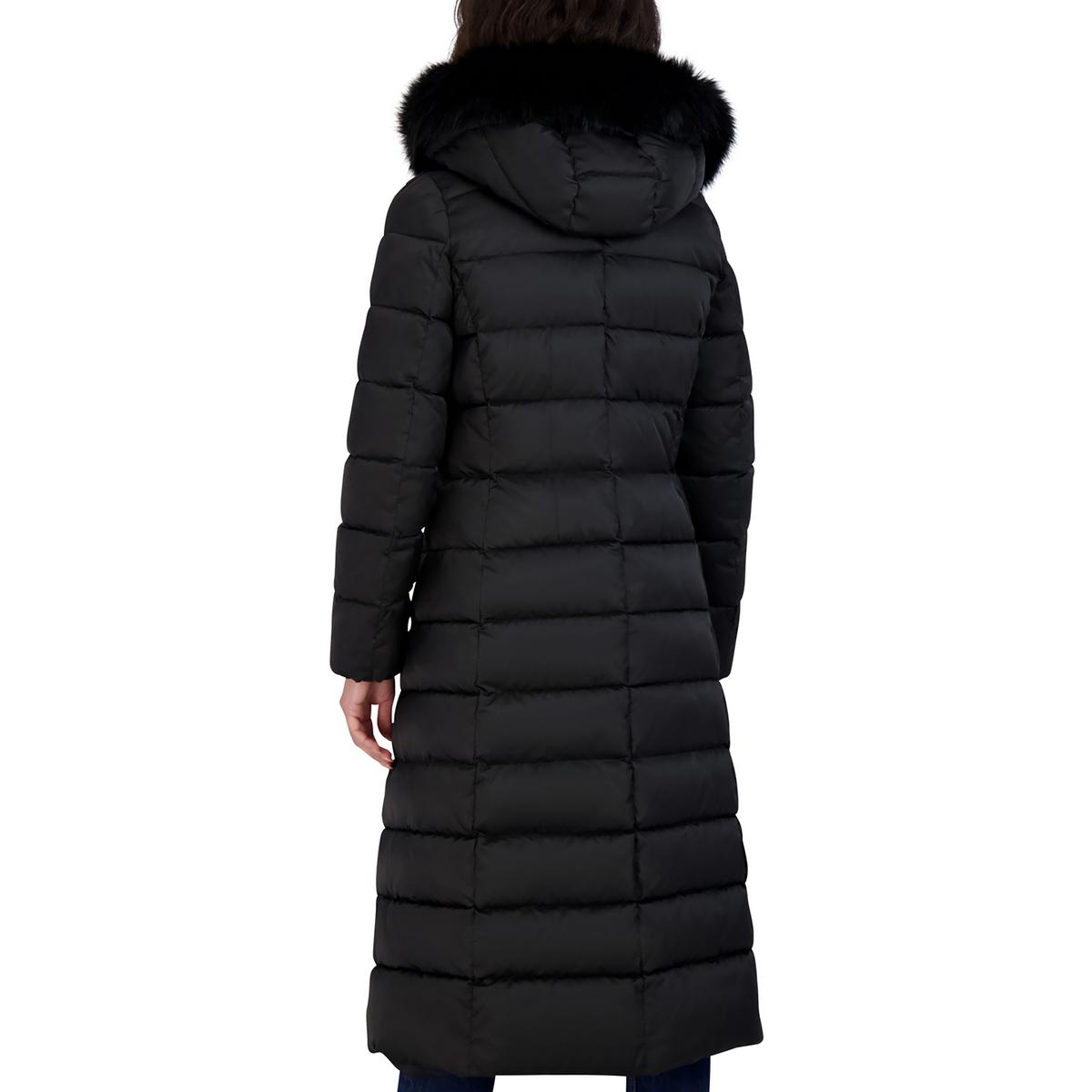T Tahari Womens Nellie Puffer Maxi Cold Weather Parka Coat Outerwear BHFO 3747 - Picture 4 of 4